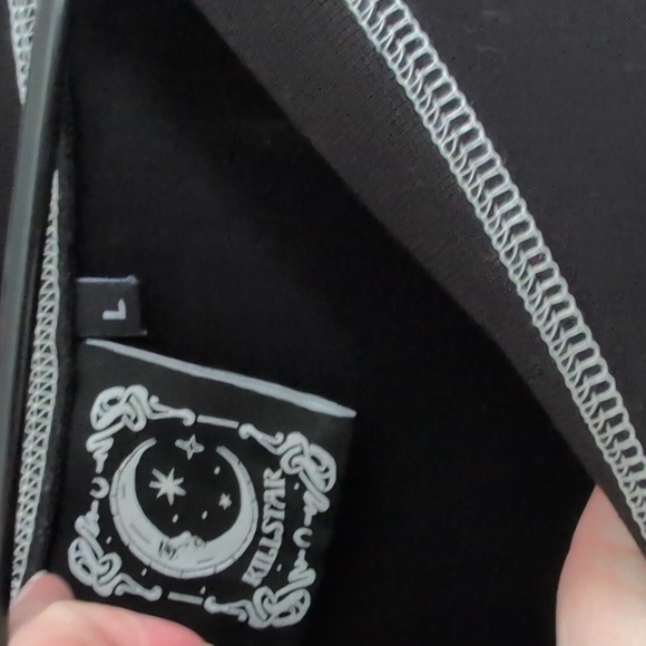 Killstar Black Dress Large - Picture 2 of 4